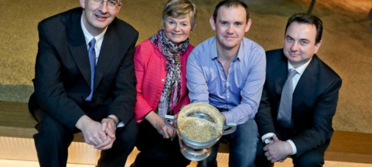 Joyce and Robert Chambers won Malting Barley Excellence Award