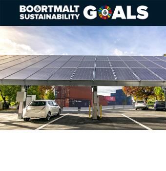 A SOLAR CARPORT IN ANTWERP TO CHARGE VEHICLES